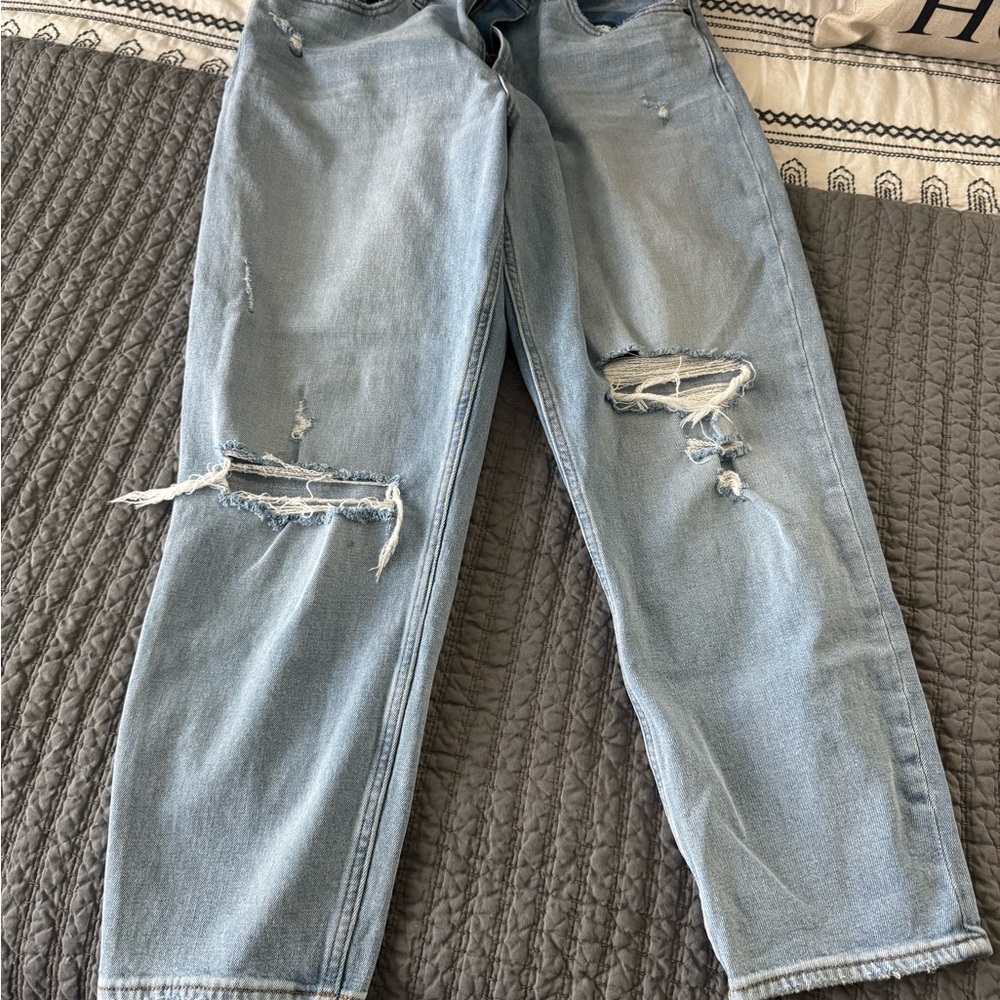 ABERCROMBIE + FITCH CURVE LOVE MOM JEAN 29 8 R